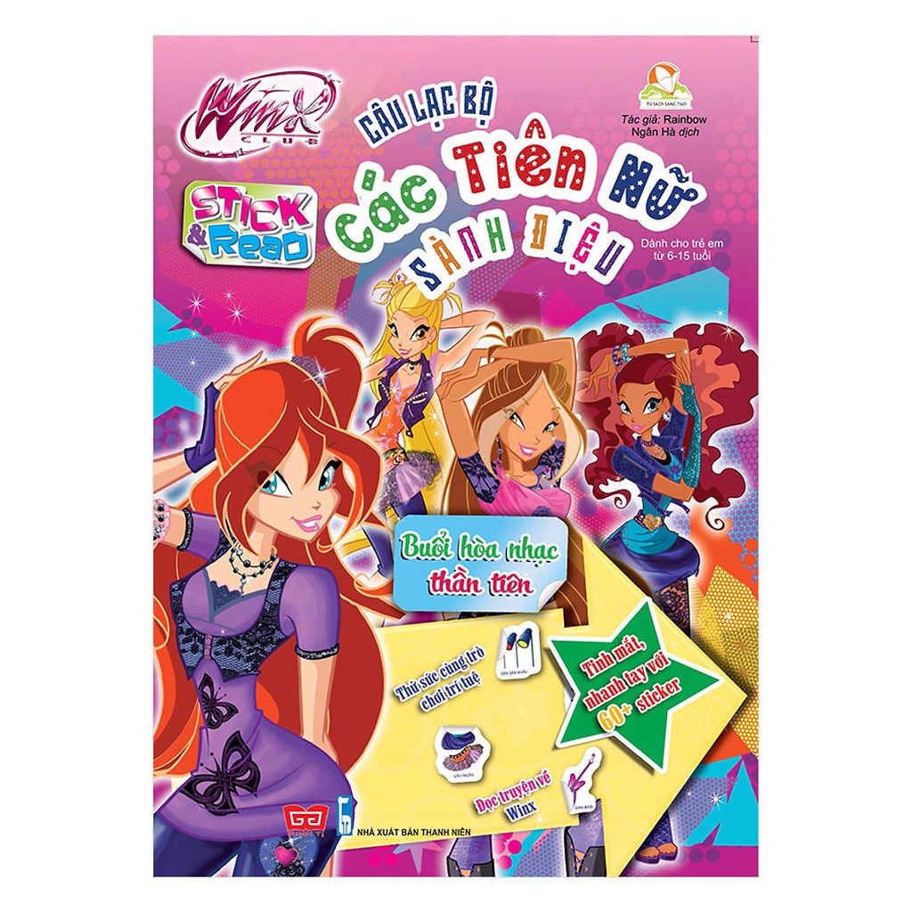 Sách - Winx Club (Stick And Read) - Câu Lạc Bộ Các Tiên Nữ Sành Điệu - Buổi Hòa Nhạc Thần Tiên