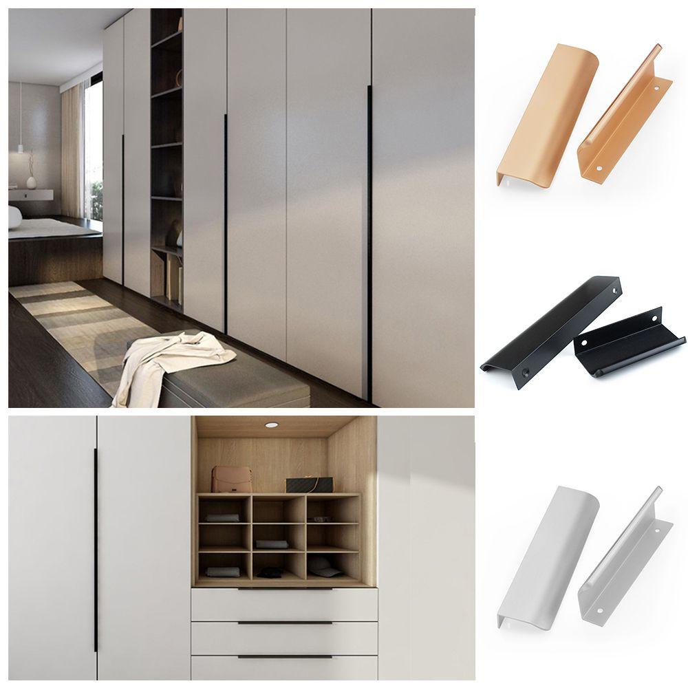 PISTA 1 Tay Nắm Cửa Tủ Chén Dĩa Ẩn