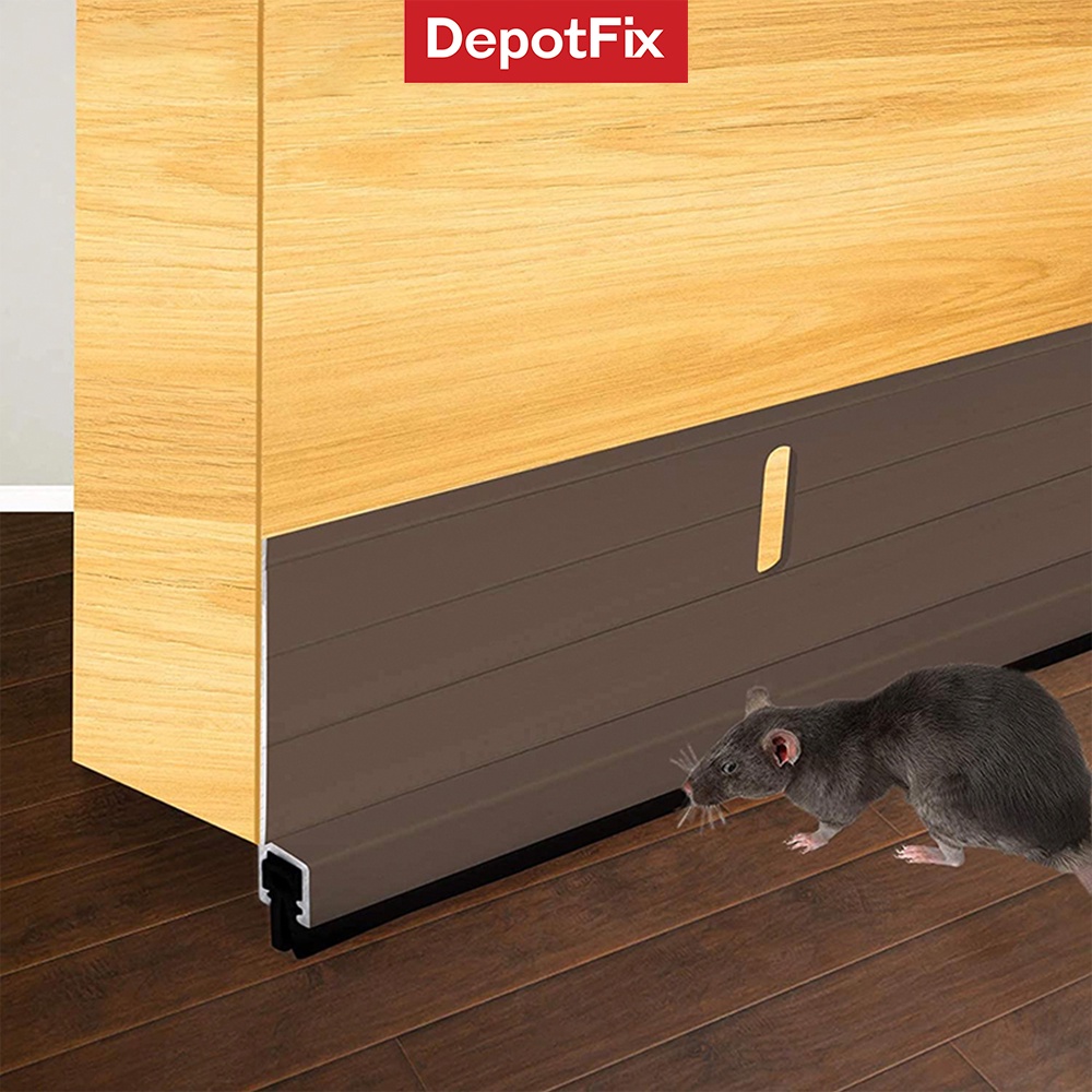 Thanh dán chân cửa bằng hợp kim nhôm chống chuột DepotFix