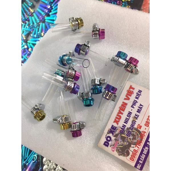 ống xả cặn titanium trang trí