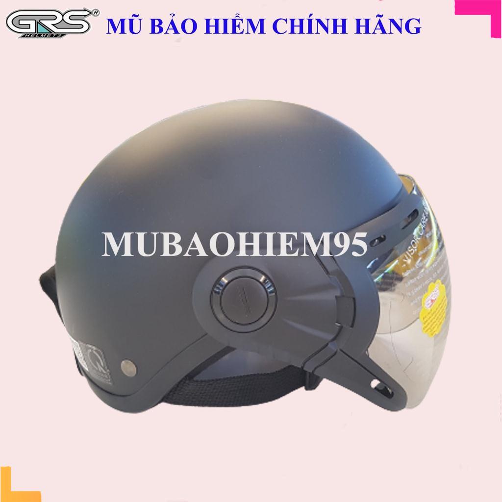 ♥️ Shop Uy Tín ♥️ Mũ bảo hiểm 1/2 có kính chính hãng GRSA33k Nhiều Màu