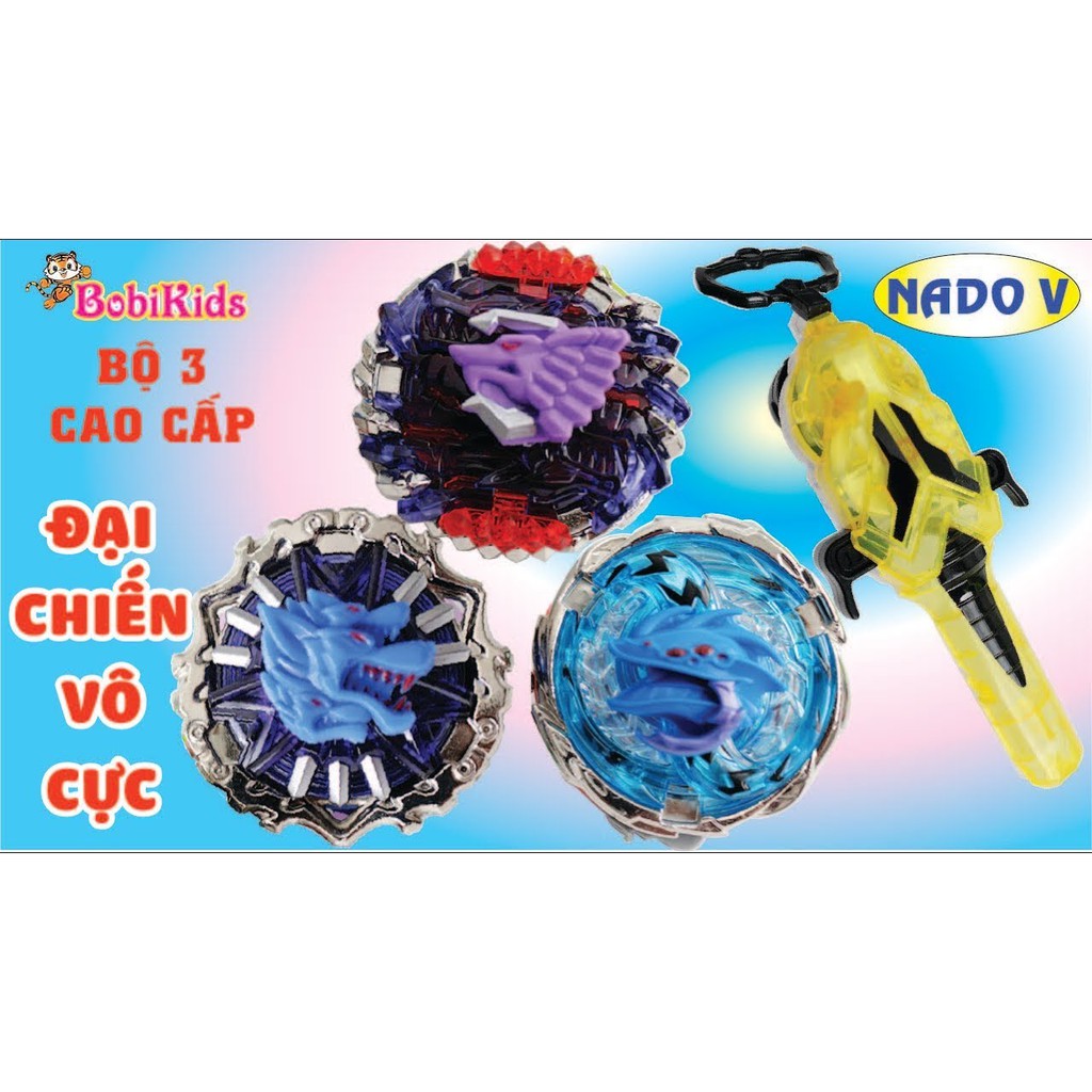 Con Quay NADO5 –  3 vị thần của vực ảo ảnh Mã SP: 634601 (Nguyên bộ) (NADO 5 Hàng chính hãng Auldey)