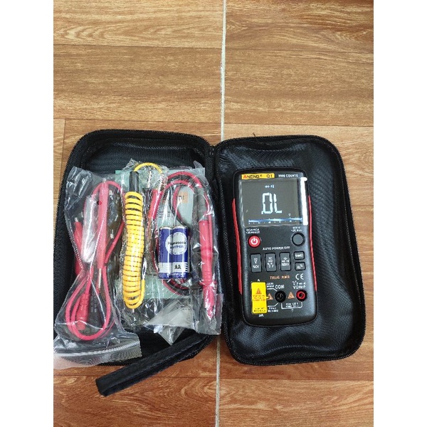 Đồng hồ vạn năng kỹ thuật số chuyên nghiệp ANENG Q1 bản Pro cao cấp tặng kèm pin panasonic