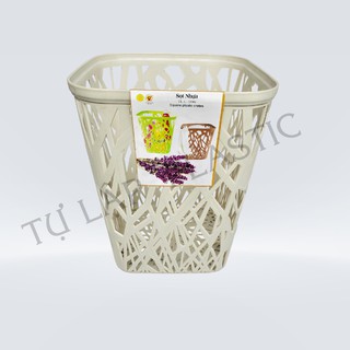 Sọt nhựa vuông TỰ LẬP TL1-996 - 23x28.5cm
