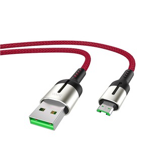 Cáp sạc nhanh HOCO U68 4A Micro và 5A Type C dài 1.2m