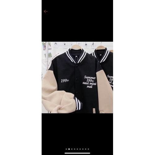 Áo Khoác Boomber Summer 199x Thun Nỉ Bông - Unisex Form Rộng Nam Nữ Couple Ulzzang KUN