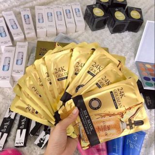 [ 10 miếng ] Mặt nạ lụa 24k