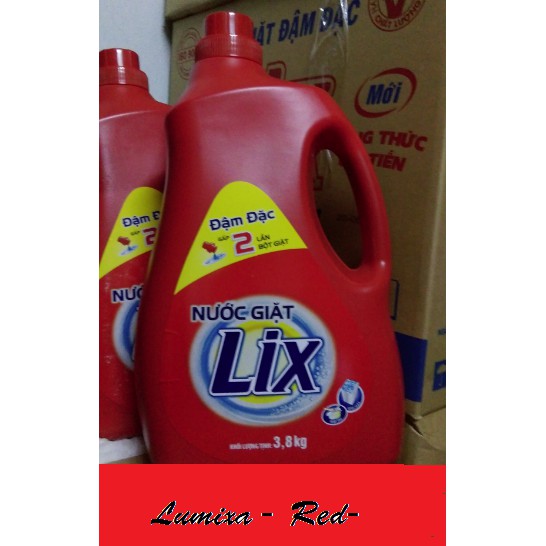 Nước giặt LIX đậm đặc chai 3.5kg