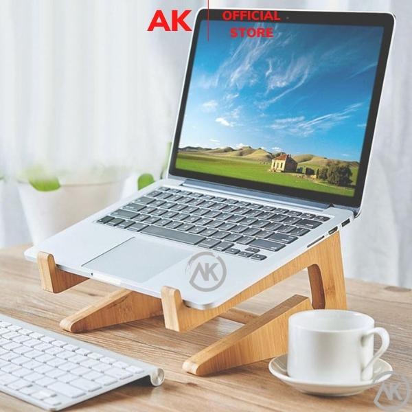 Kệ ,Giá Đỡ Laptop Và Macbook Thông Minh  Cao Cấp  Chất liệu Bằng Gỗ Cao Cấp, Tản Nhiệt Tự Nhiên