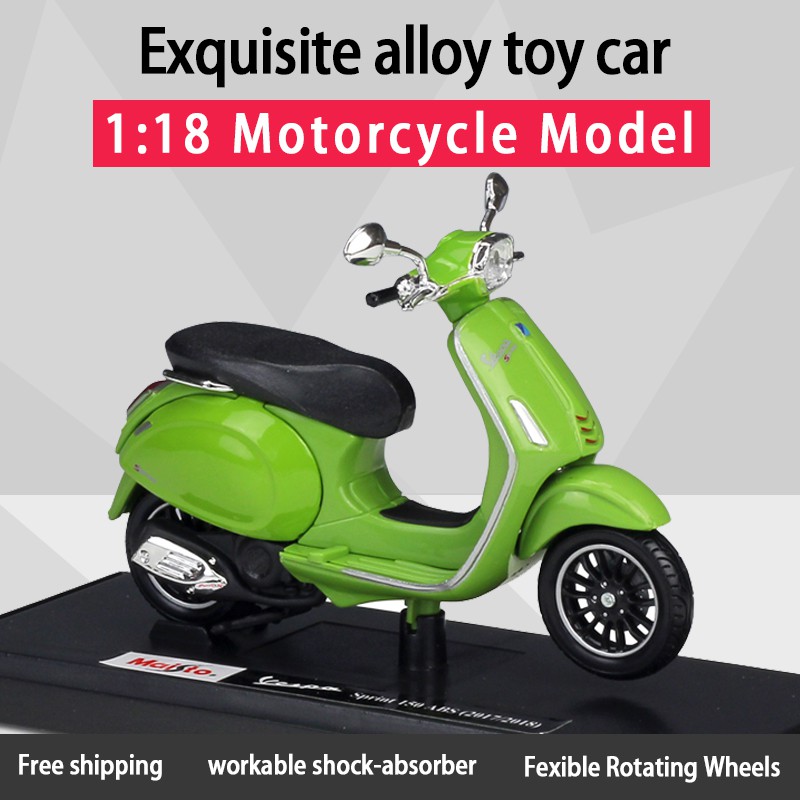 MAISTO FLEXIBLE Mô Hình Xe Máy Vespa Sprint 150 Abs Tỉ Lệ 1: 18