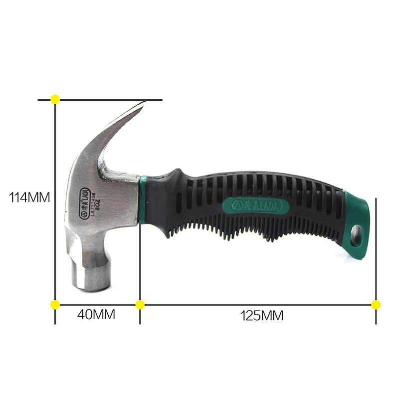 Búa Nhổ Đinh Mini LAOA LA712408 Có Khe Để Giữ Đinh, Chất Liệu Thép Cacbon Có Độ Bền Cao