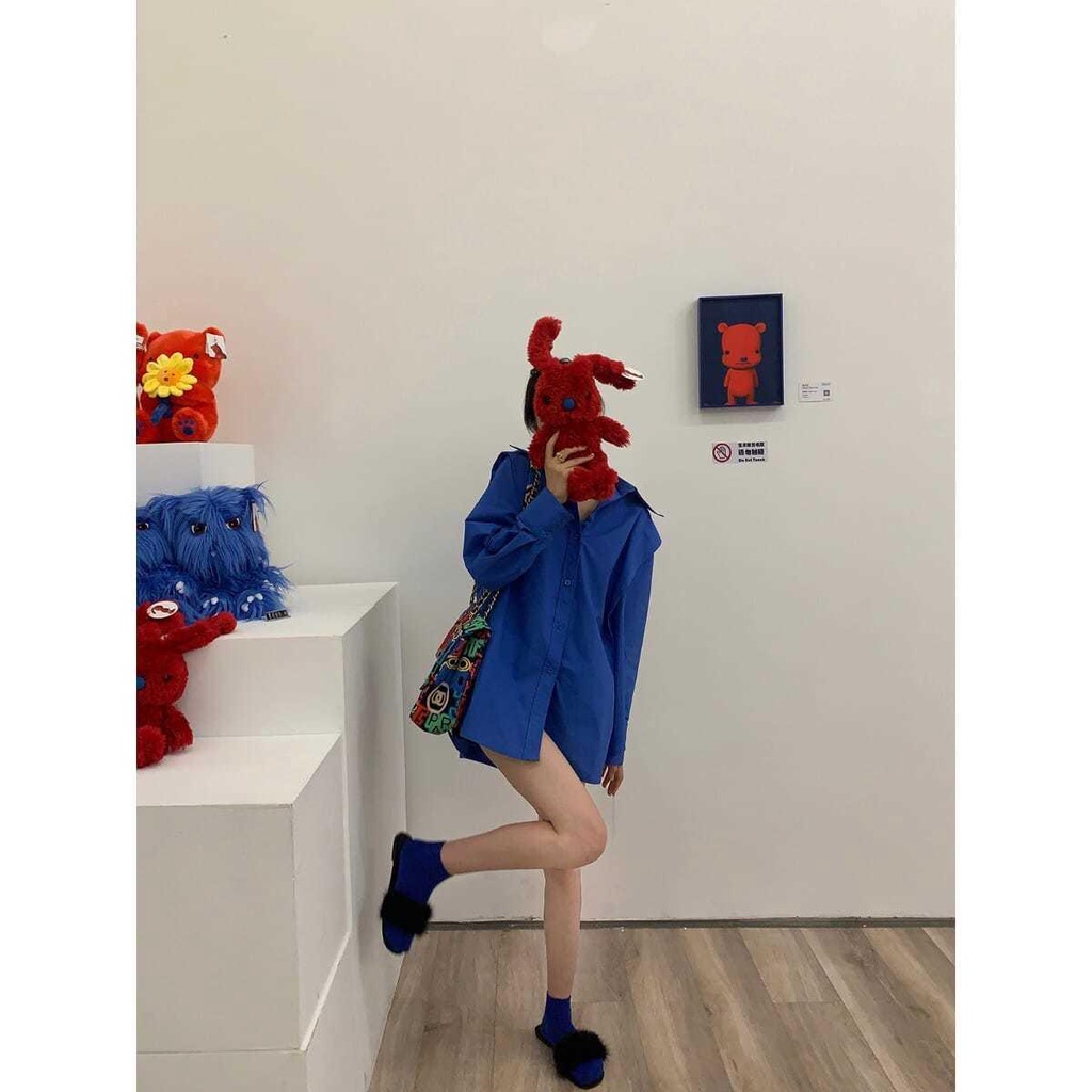 ✠♞♕Áo sơ mi trắng tay dài thời trang mùa thu năm 2021