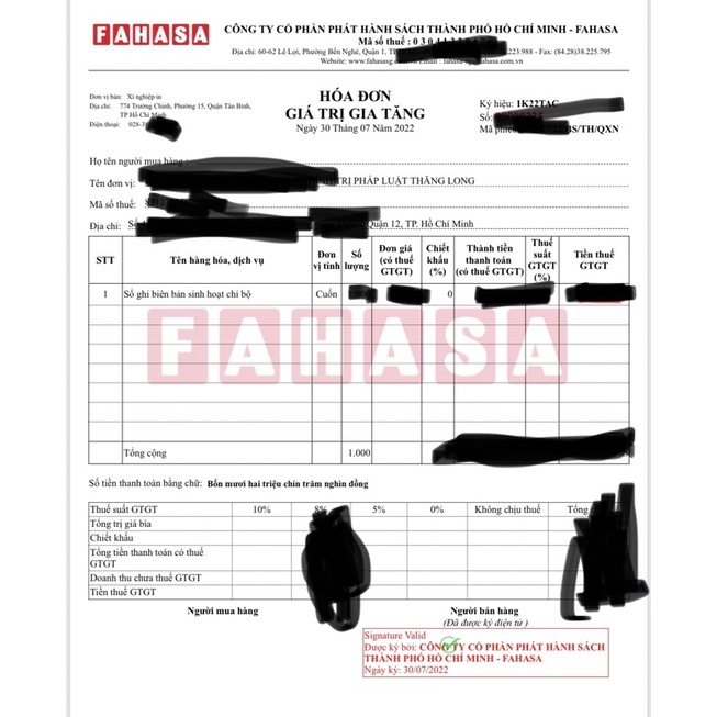 Sổ Ghi Biên Bản Sinh Hoạt Chi Bộ 2022-2023