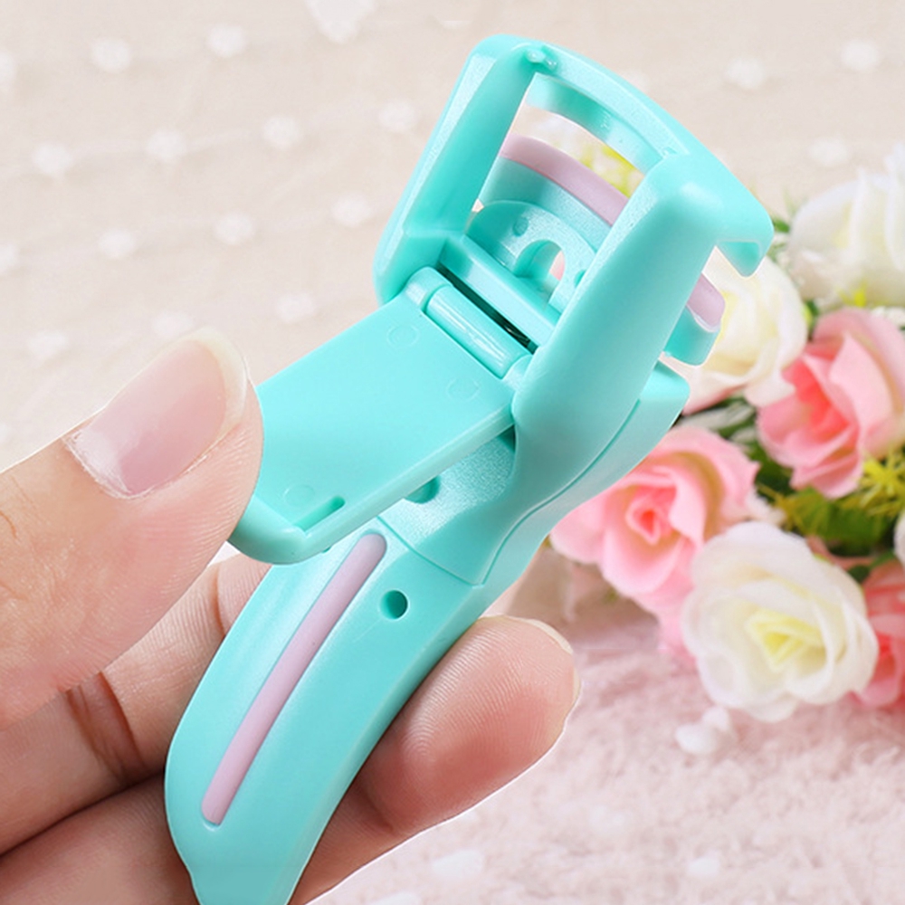 Pink/Green Portable Eyelashes Curlers Nature Curl Eyelashes Women Eye Lashes Curling Clip Beauty Makeup Cosmetic Tools