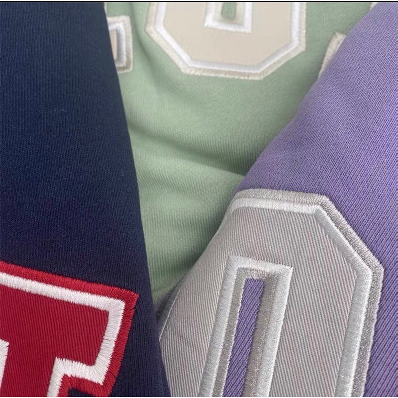 Áo Hoddie OIO Nỉ Chữ ThêuFull Màu Xanh mint/Đen/Be/Xanh Dương/Xám/Tím, Áo Có Mũ From Rộng chất nỉ mềm tay đẹp