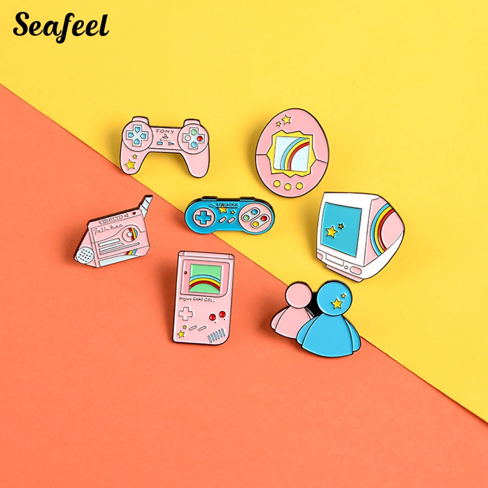 Cài áo chủ đề máy tính / máy chơi game dễ thương xinh xắn