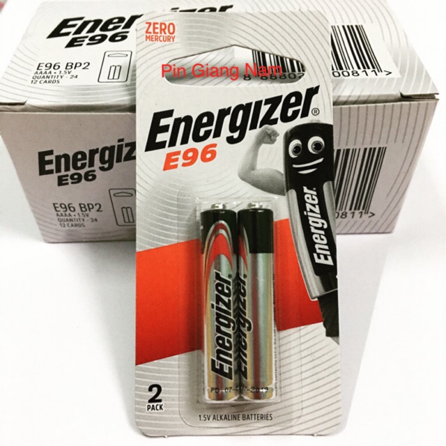 Pin AAAA Energizer E96 vỉ 2 viên