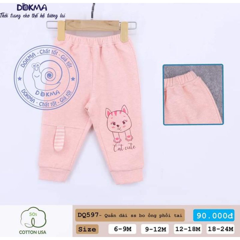 Dokma Quần dài bo ống loại dày (Sz 9-24m)