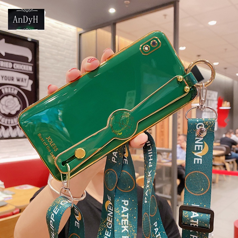 Ốp điện thoại đeo tay AnDyH Dành cho Samsung Galaxy A01 A02 A10 A10S A11 M11 A20 A20S A21 A21S A30 (