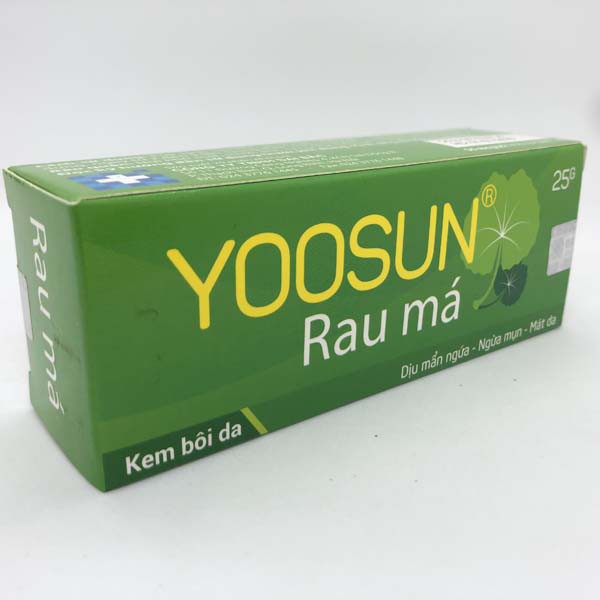 Kem bôi da Yoosun rau má  – Dịu nhanh vết muỗi đốt, côn trùng cắn, mát da, ngừa mụn và mờ thâm mụn