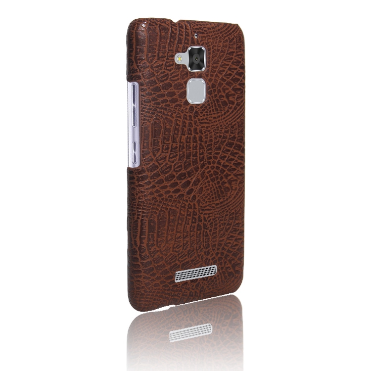 ASUS Zenfone 3 Max ZC520TL X008D X008DA X008DC X00KD Casing Fashion Crocodile Pattern Hard PC PU Leather Back Cover Hard Plastic Case Phone Cover