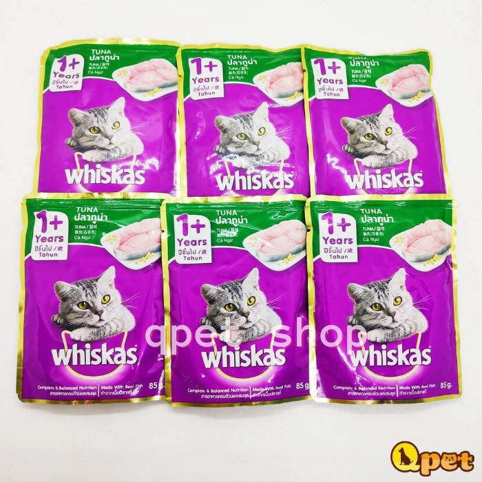 Pate whiskas 85g cho mèo🐱TIỆN LỢI, ĐẦY ĐỦ DƯỠNG CHẤT,TỐT CHO MÈO🐱 dành cho mèo dưới 12 tháng và trên 1 tuổi