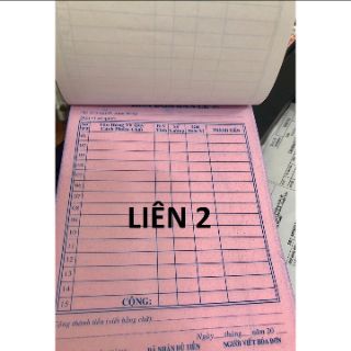 Hóa đơn bán lẻ -1 liên / 2 liên