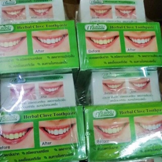 KEM LÀM TRẮNG RĂNG THÁI LAN HERBAL CLOVE TOOTHPASTE