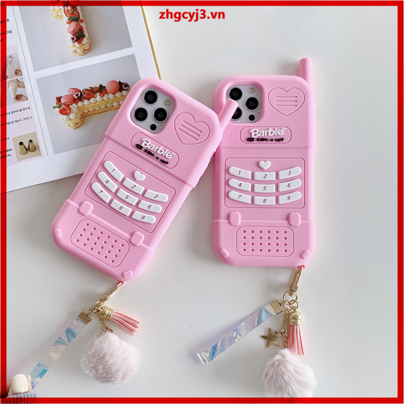 Ốp Lưng Silicone Họa Tiết Hoạt Hình Barbie Thời Trang Cho Iphone7 / 8 Iphone 7plus / 8plus Iphone X Xs Xr Xsmax Iphone 11 11pro 11promax 12 12pro 12pro Max 12mini