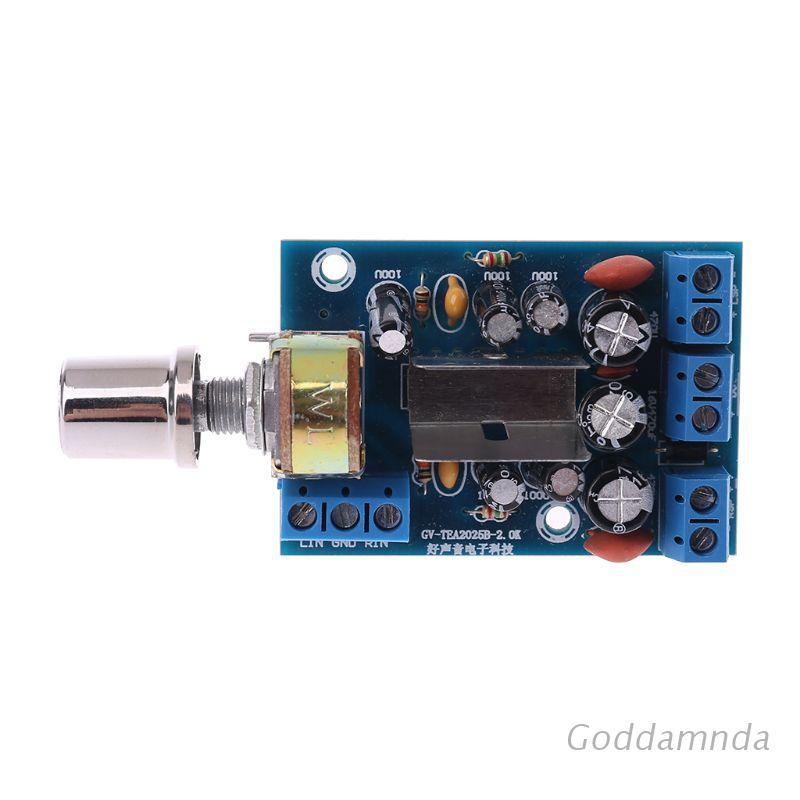 Bảng Mạch Khuếch Đại Âm Thanh Mini Ged TEA2025B 2.0 3W+3W Chuyên Dụng Cho Loa PC