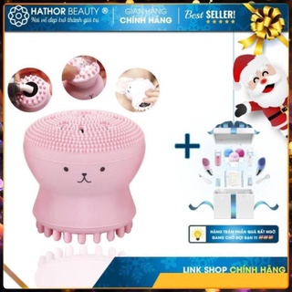 Cọ rửa mặt masage - máy rửa mặt bạch tuộc - siêu cute -qw