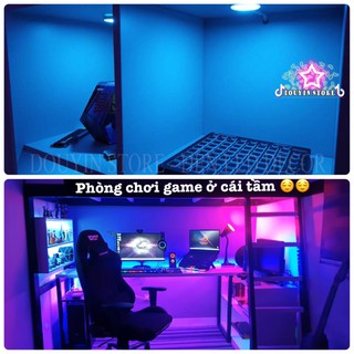 Đèn Led gắn tủ bếp tủ quần áo, phòng bếp decor Đa Năng Có Điều Khiển Từ Xa Đèn Dán Tường Dán Tủ Quần Áo Cao Cấp