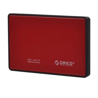 Hộp đựng ổ cứng 2.5" HDD BOX ORICO 2588US3 (Bạc/ Đỏ/Xanh)