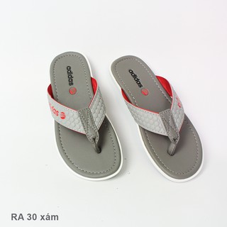 [FREESHIP]DÉP XỎ NGÓN QUAI DA ADIDAS RA 30 XÁM