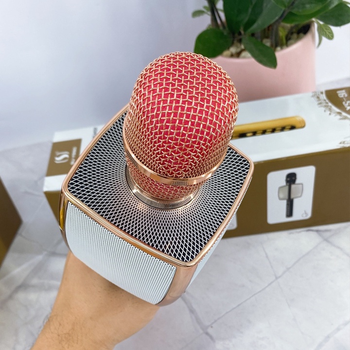 ⚡FREE SHIP⚡ Micro karaoke bluetooth YS 91 - micro không dây - siêu phẩm mic bluetooth karaoke hỗ trợ ghi âm - BH 6 tháng