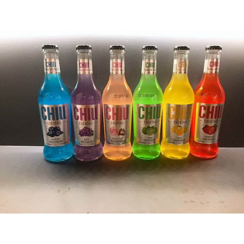 Thùng 6 chai Chill Cocktail Original Mix 6 Vị