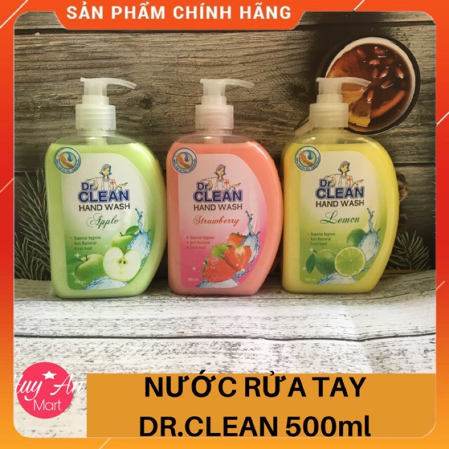 Nước rửa tay DR.Clean hương hoa quả 500ml Hàng Việt nam