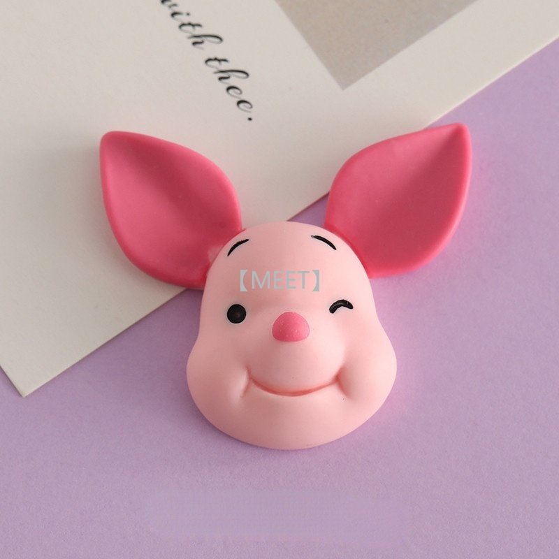 Hạt hình lọ mật ong/ hoa/gấu pooh hoạt hình bằng nhựa resin làm trang sức thủ công diy