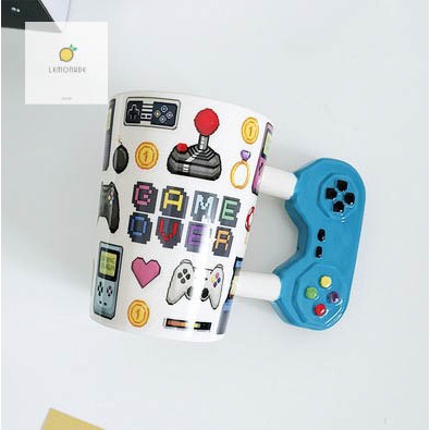 Cốc Sứ Uống Cà Phê Hình Máy Chơi Game Cầm Tay Ba Chiều Sáng Tạo Làm Quà Tặng Cho Bé Trai