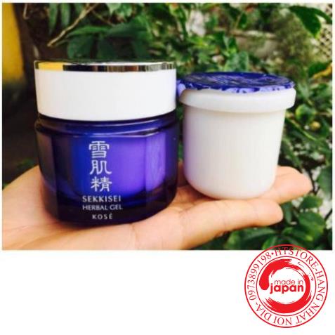 Mặt nạ ngủ đa năng Kose Sekkisei Herbal Gel Nhật bản dạng hộp và lõi thay thế shopnhatlulu