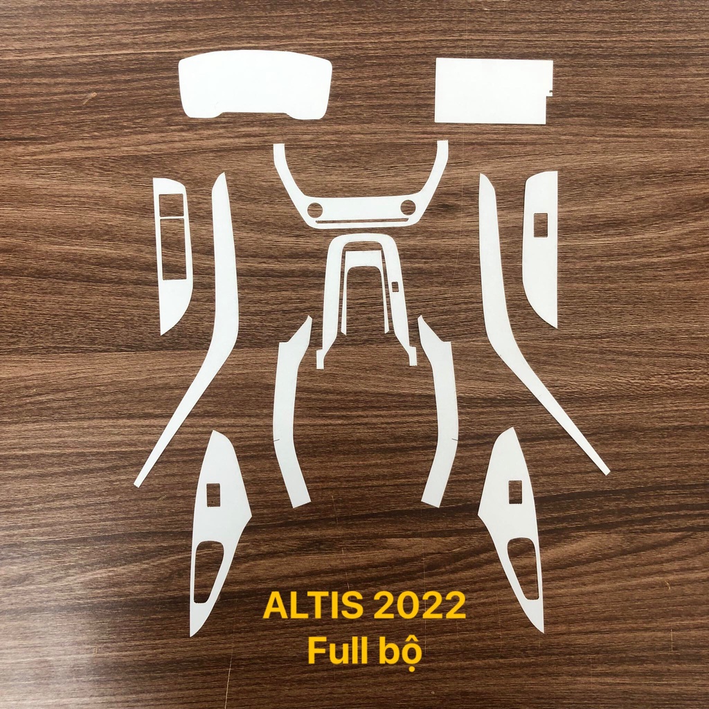 ALTIS 2022 - Film PPF bảo vệ nội thất ô tô - AUTO6 &lt;Cam kết chống xước, che mờ các vết xước cũ hiệu quả&gt;