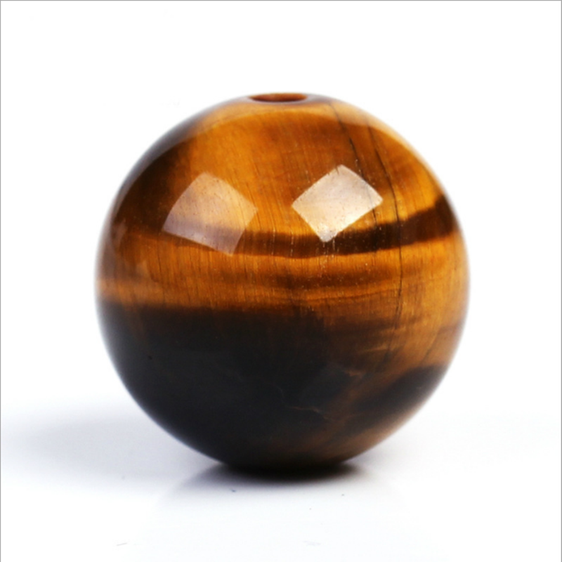 Set 95 hạt đá mắt tròn tự nhiên dùng làm trang sức DIY