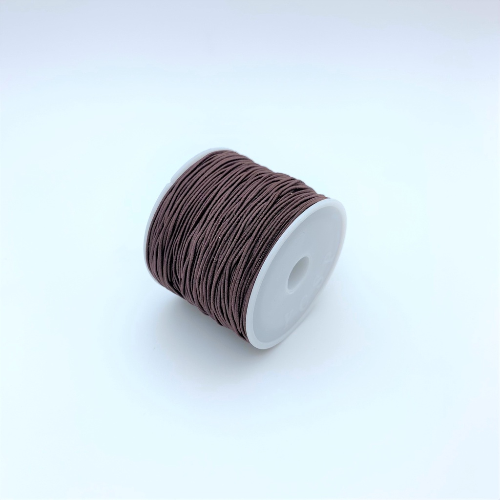 Dây chun bọc dù bên ngoài 0.6mm 37m siêu bền để xâu vòng lỗ lớn nhiều màu - Charm Bạc 925 - PKCHUNVG