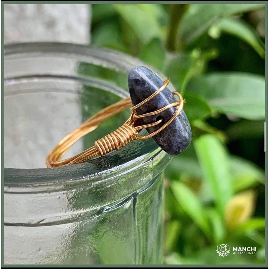 Nhẫn đá Sodalite handmade