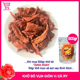 Khô bò vụn giòn vị cary loại ngon 500gr