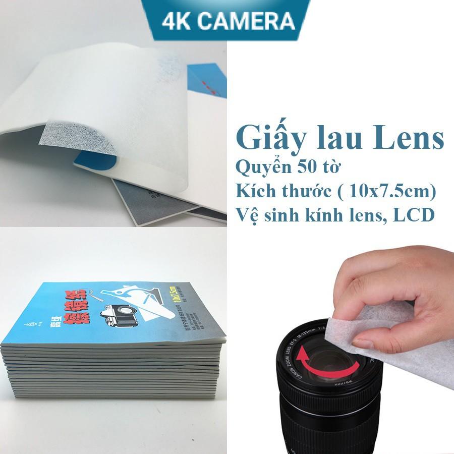 Giấy lau lens, ống kính, màn hình LCD máy ảnh máy quay