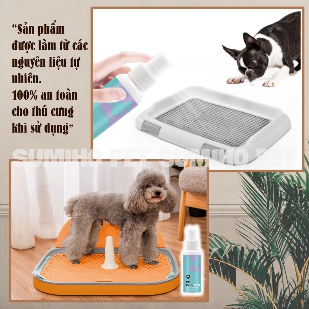 Dung dịch hỗ trợ dạy cún đi vệ sinh đúng chỗ Pet Inducer (Chai 120ml) - Dụng cụ huấn luyện chó mèo