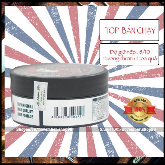 [FullBox-Tem] Sáp Vuốt Tóc Nam Chính Hãng ClayCream U.S.A siêu giữ nếp + dưỡng ẩm| keo &amp; wax chính hãng | november