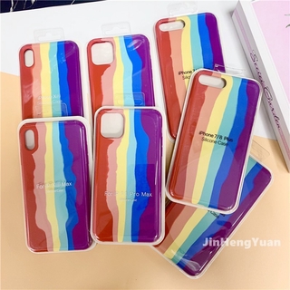 Vỏ Bảo Vệ Rainbow IPhone 11 12 Pro Max X XS Max XR 6S 7 6 8 Plus SE2 Vỏ Mềm Vỏ Bảo Vệ Vỏ Toàn Bộ Vỏ Chống Rơi