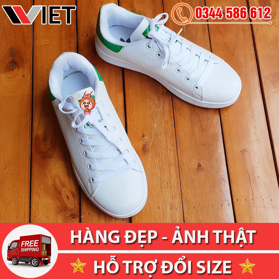 [FREE SHIP TOÀN QUỐC] Giày Thể Thao Stan Smith Gót Xanh Lá Giá Rẻ